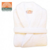 Afbeelding van Mattisson Badjas white biokatoen maat XL