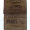 Afbeelding van Beautylin Cederhout ladenblok 100% natuurlijk