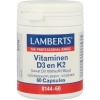 Afbeelding van Lamberts Vitamine D3 1000IE en K2 90mcg