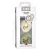 Afbeelding van Bibs Fopspeen maat 1 - ivory/sage 2pack