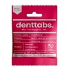 Afbeelding van Denttabs Tandpasta tabletten aardbei met fluor vegan