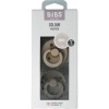 Afbeelding van Bibs Fopspeen maat 3 - vanilla/dark oak 2pack