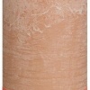 Afbeelding van Bolsius Rustiek stompkaars shine 190/68 misty pink