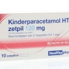 Afbeelding van Healthypharm Paracetamol kind 120 mg