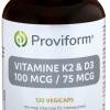 Afbeelding van Proviform Vitamine K2 100mcg & D3 75mcg