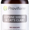 Afbeelding van Proviform L-lysine 500mg & cats claw