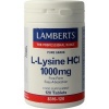 Afbeelding van Lamberts L lysine 1000mg L8316 120