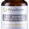 Afbeelding van Proviform Vitamine B12 500mcg combi actief folaat
