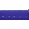 Afbeelding van Able 2 Pillendoos 1 week transparant blauw