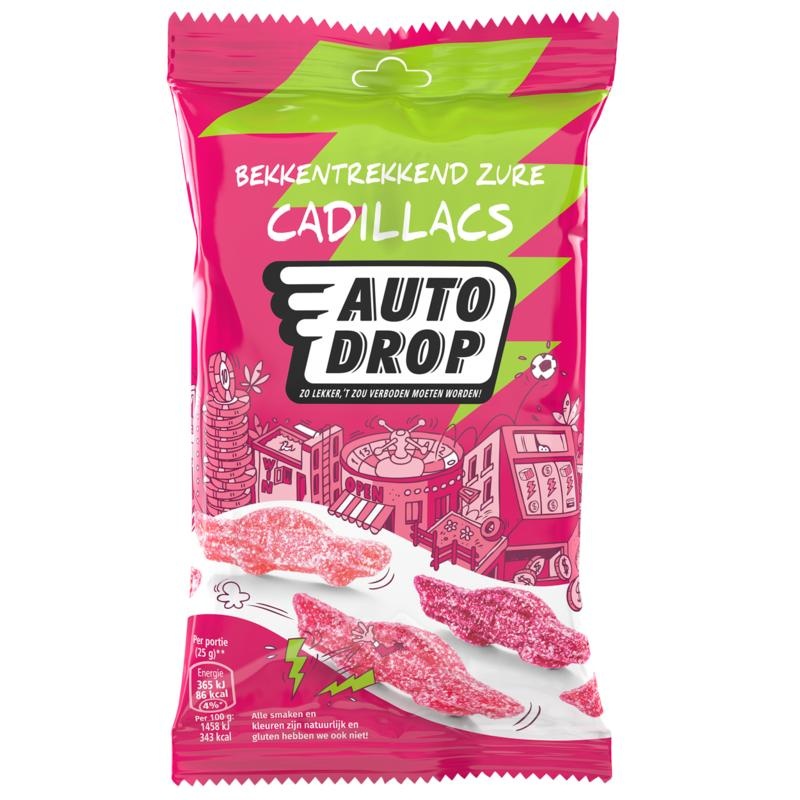 Snackpack zure cadillacs - 85 gram