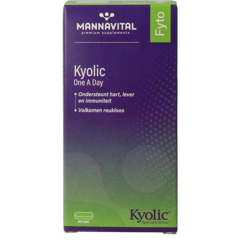 Mannavital Kyolic one a day - 60 tabletten