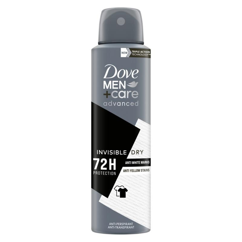 Dove Deodorant spray men+ care invisible dry - 150 Milliliter