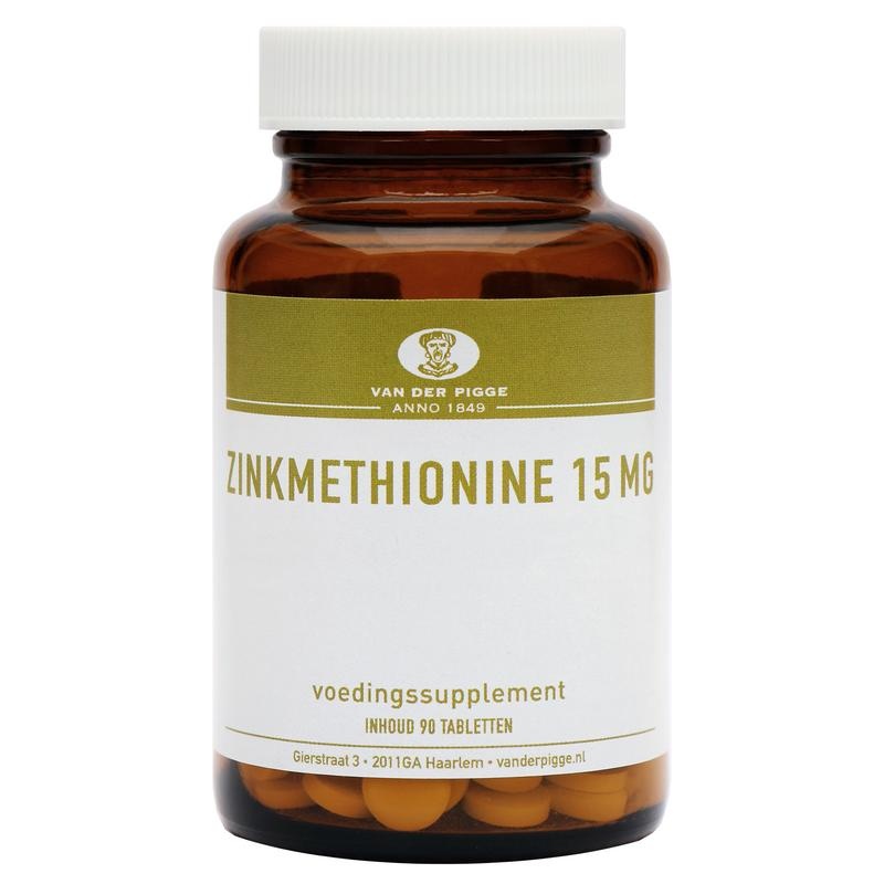 Pigge Zinkmethionine 15mg - 90 tabletten