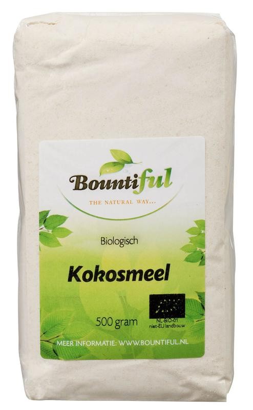 Bountiful Kokosmeel Bio 500 Gram Medimart Be