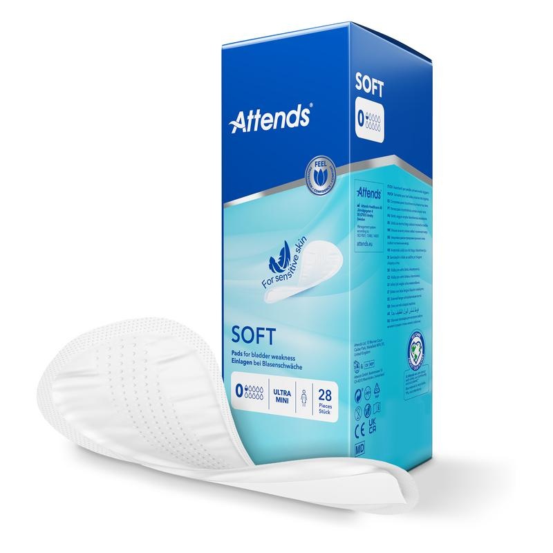 Attends Inlegger soft 0 ultra mini - 28 stuks