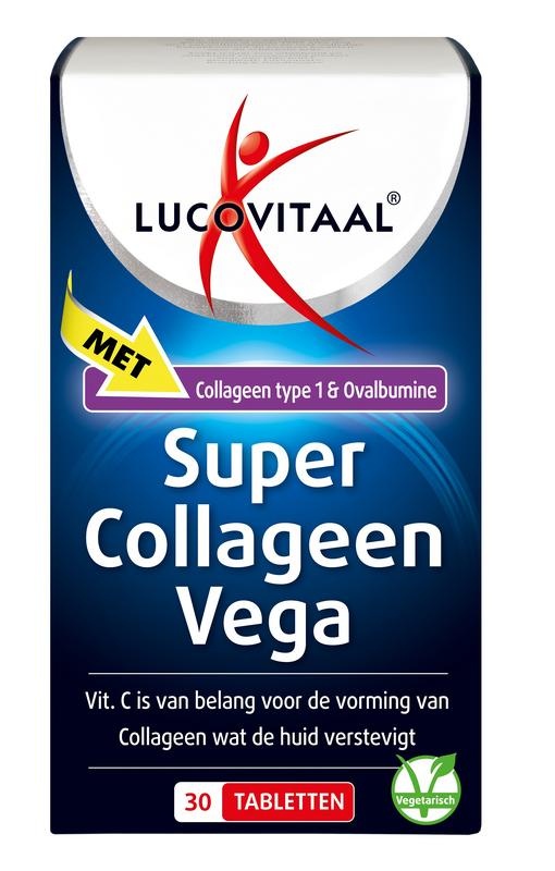 Lucovitaal Super collageen vega - 30 tabletten
