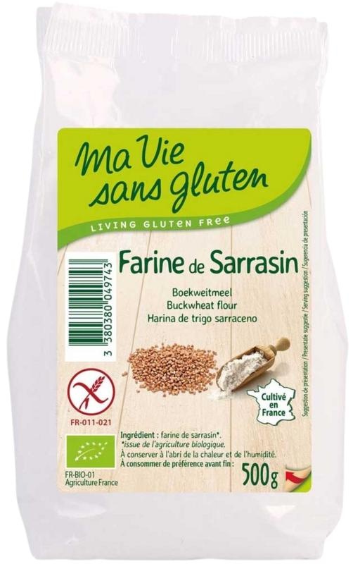 Ma Vie Sans Boekweitmeel bio - glutenvrij - 500 gram