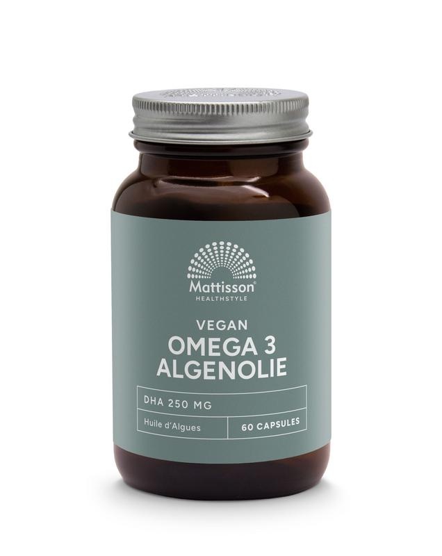 Mattisson Vegan omega-3 algenolie DHA 260 mg - 60 Vegetarische capsules