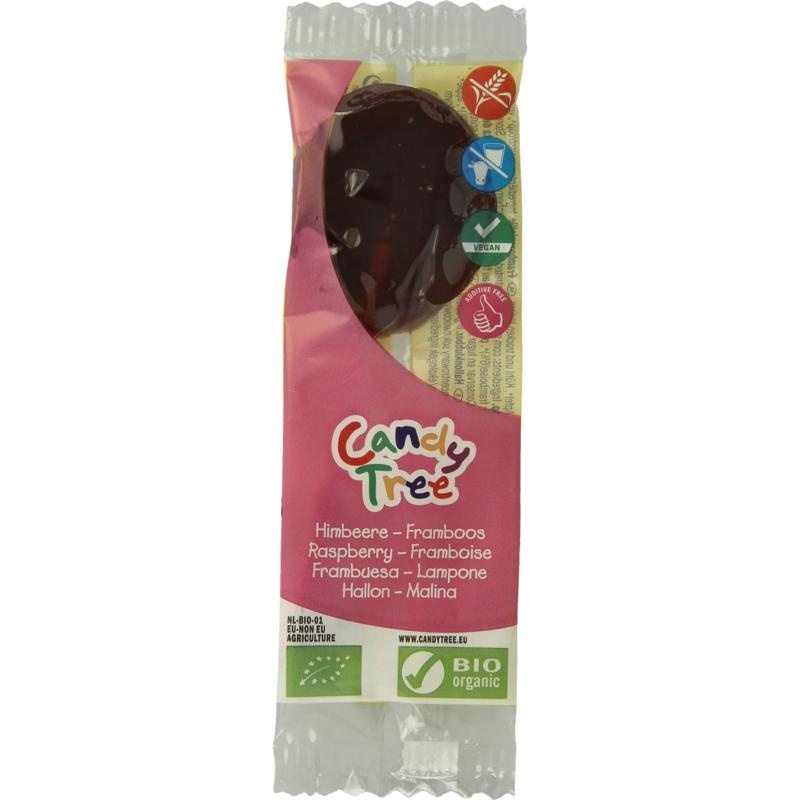 Frambozen lollie - 1 stuks