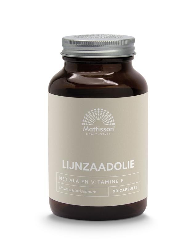 Mattisson Lijnzaadolie/Flaxseed oil 1000mg - 90 capsules