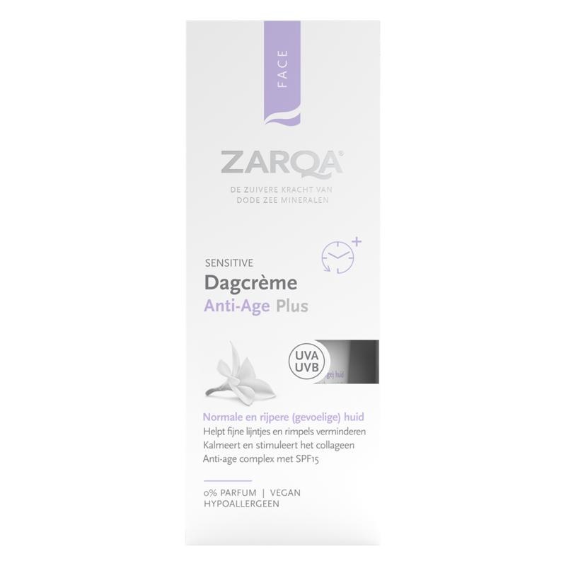 Zarqa Dagcreme anti age plus sensitive SPF15 - 50 Milliliter