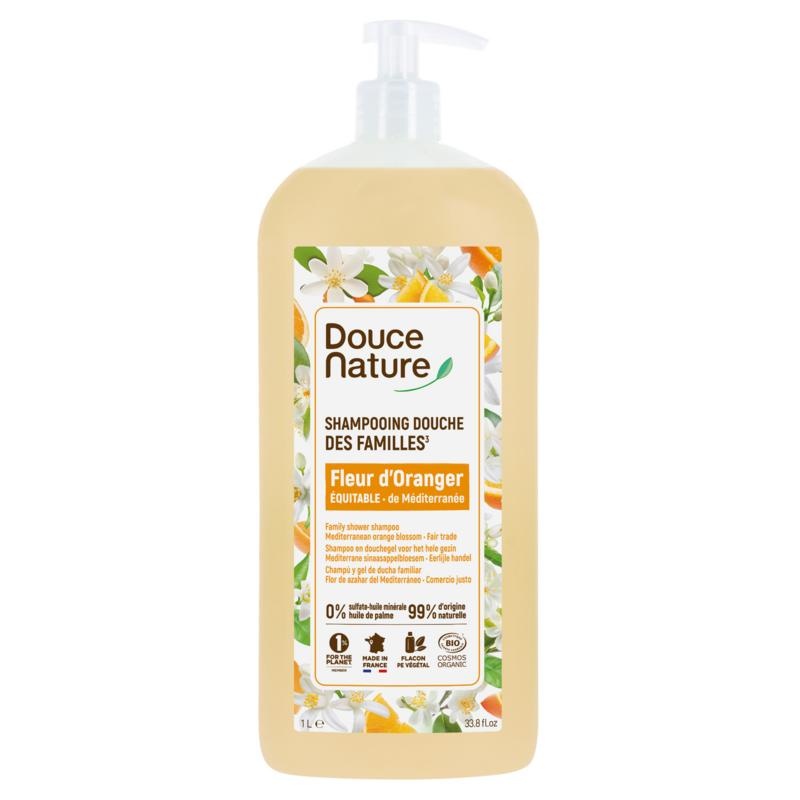 Douce Nature Douchegel & shampoo familie - 1 liter