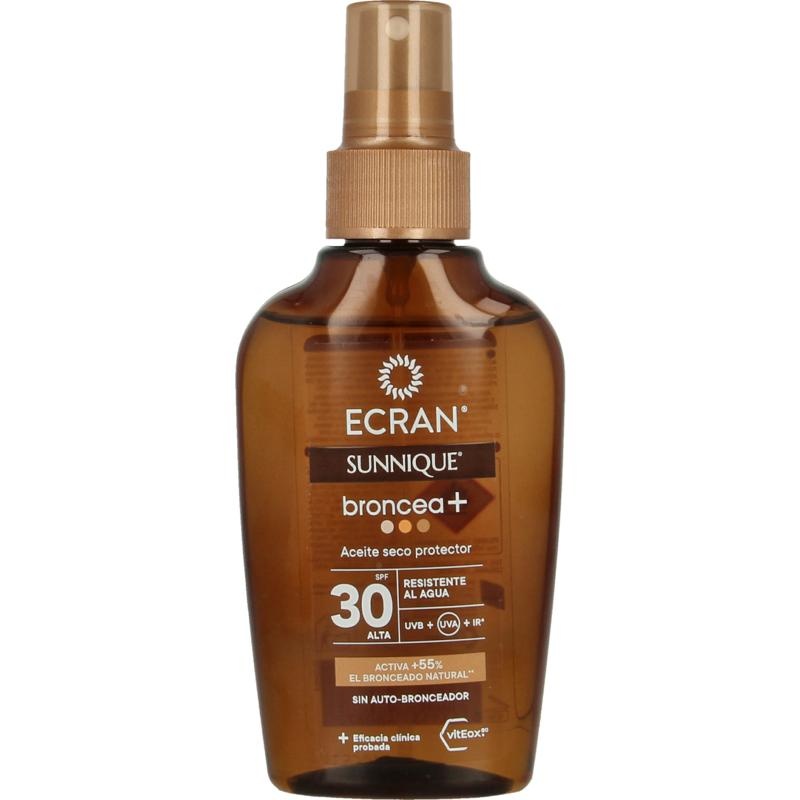 Ecran Sunnique aceite broncea+ SPF30 - 100 milliliter