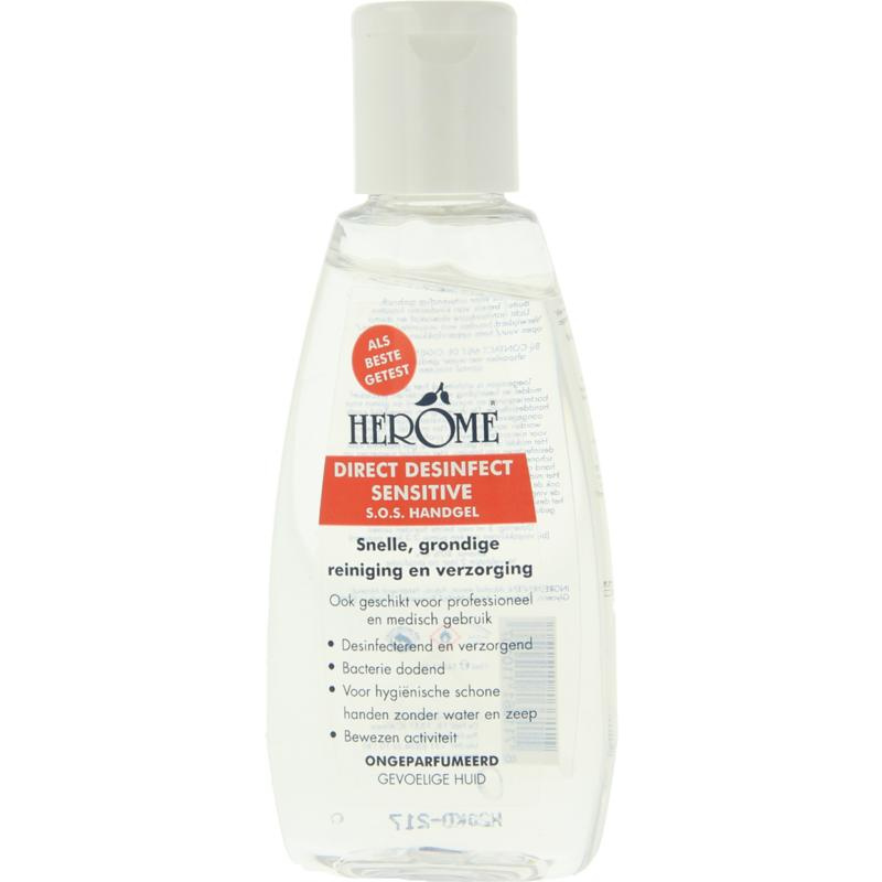 Direct desinfect ongeparfumeerd sensitive - 75 milliliter