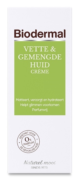 Biodermal Vet & gemengde huid creme - 50 Milliliter