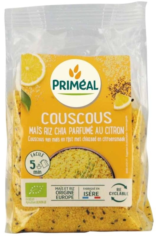 Primeal Couscous mais rijst en chia citroen - 300 gram