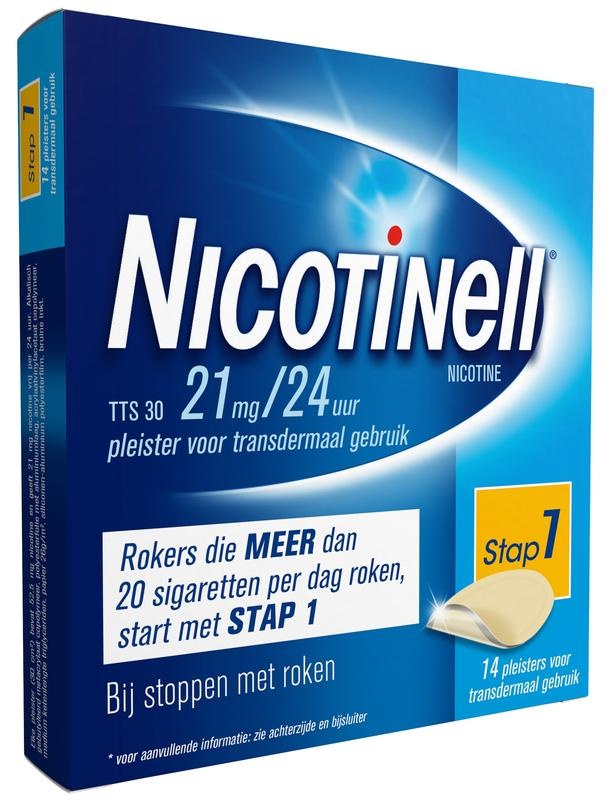 Nicotinell TTS30 21 mg - 14 stuks