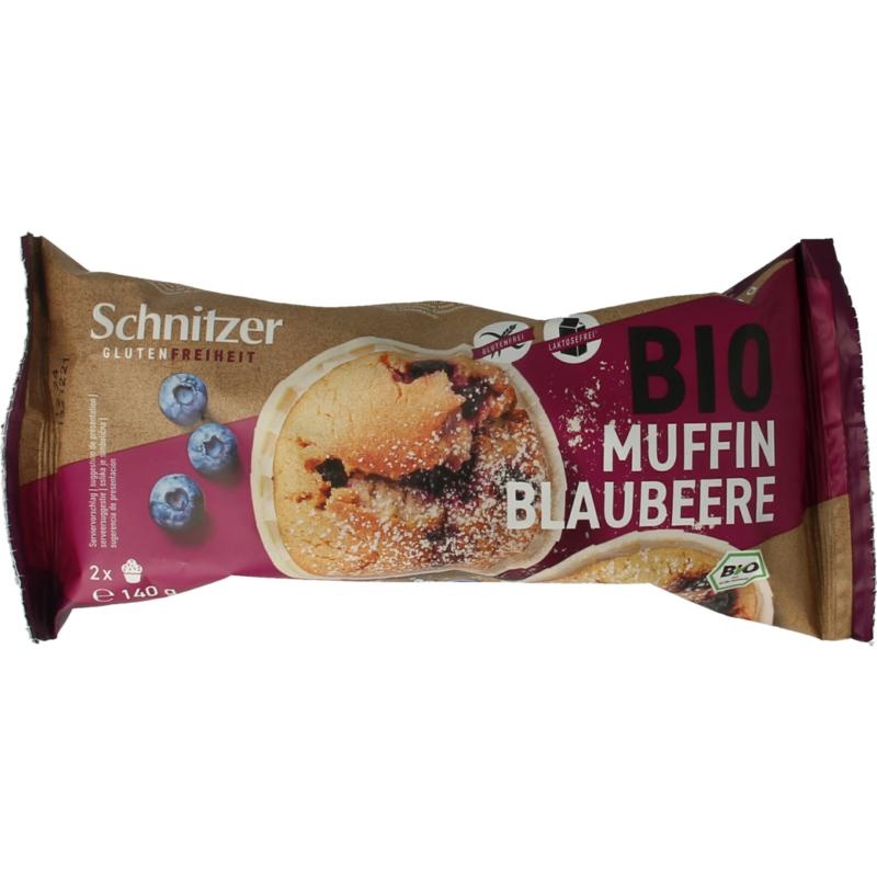 Schnitzer Muffin bosbessen - 140 gram