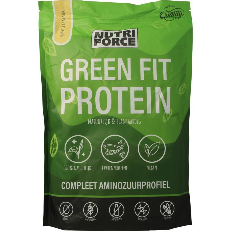 Nutriforce Green fit protein vanille - 700 gram