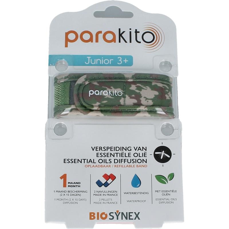 Parakito Anti mug armband junior camouflage - 1 stuks