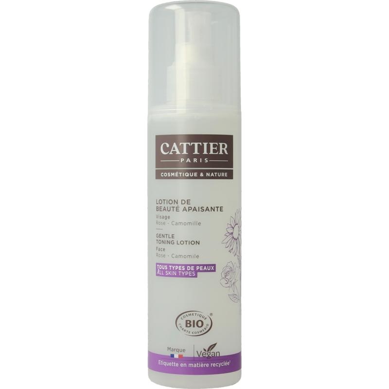 Cattier Kalmerende lotion rose chamomile - 200 Milliliter