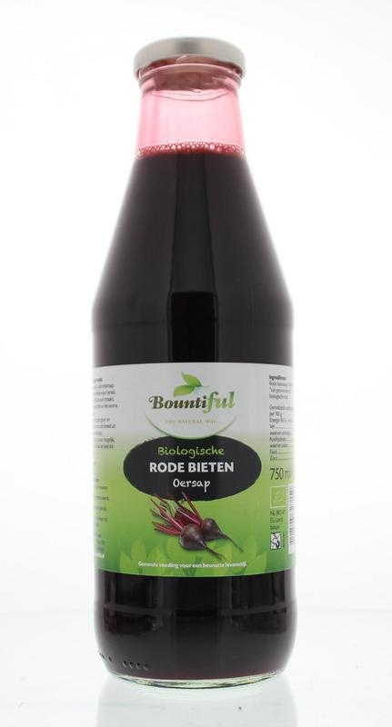 Bountiful Rode bietensap bio - 750 Milliliter