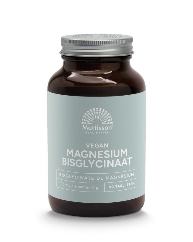 Mattisson Magnesium bisglycinaat 100 mg taurine - 90 tabletten
