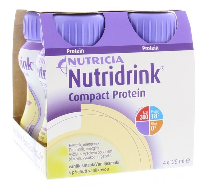 Nutricia Compact protein vanille 125 ml - 4 stuks