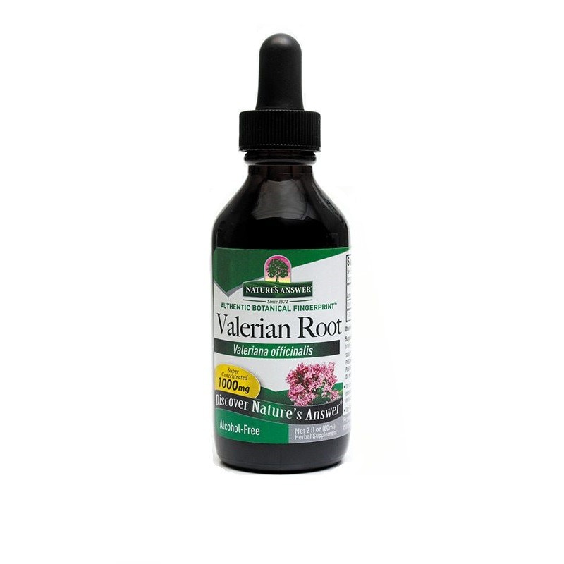 Natures Answer Valeriaan Extract 1 1 Alcoholvrij 1000 Mg 60 Ml Medimart Nl