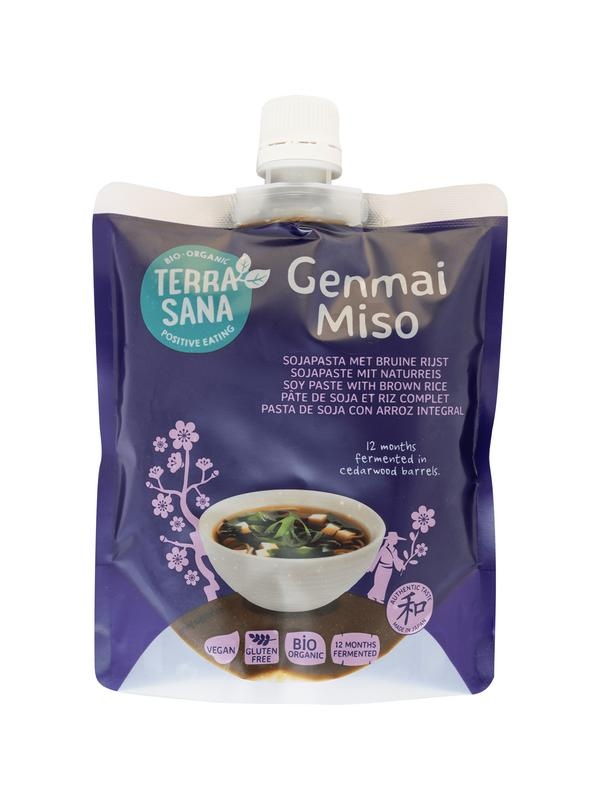 Terrasana Genmai miso eko met schroefdop - 345 gram