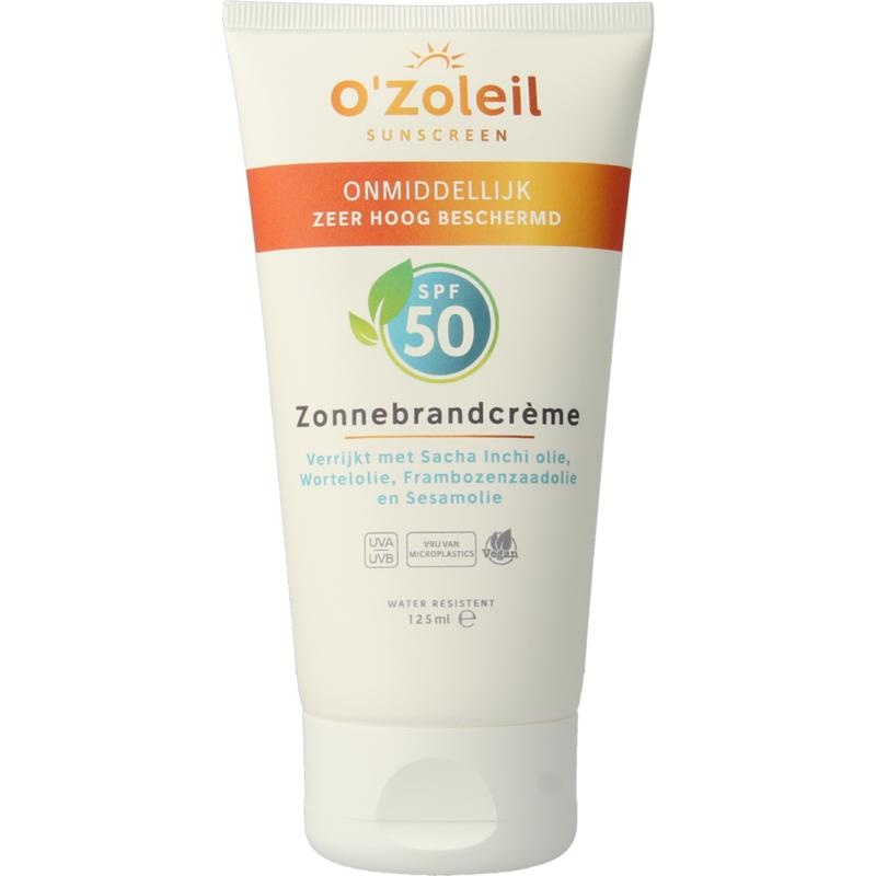 O'Zoleil Zonnebrandcreme SPF50 - 125 Milliliter