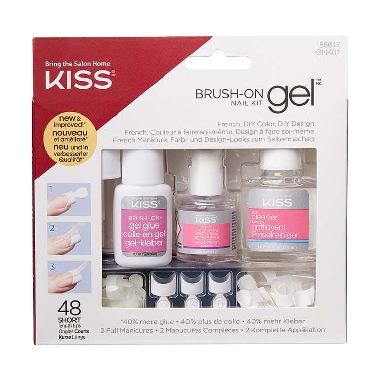 Kiss Brush on gel kit - 1 stuks