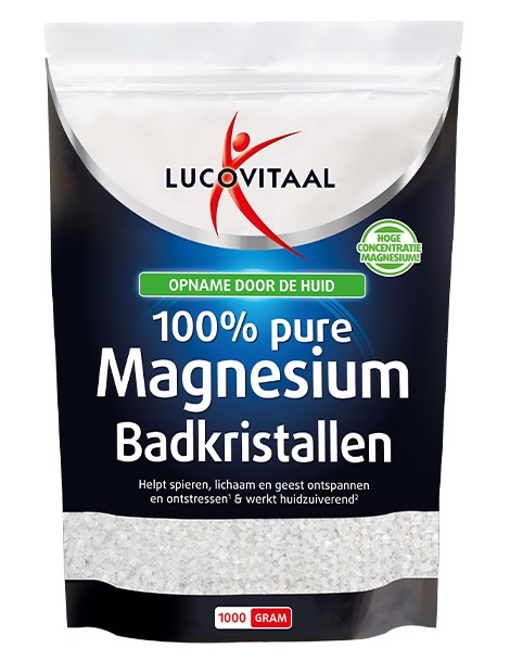 Lucovitaal Magnesium badkristallen - 1 kilogram