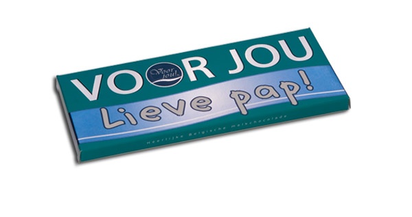 Wensreep melkchocolade voor jou! lieve pap - 70 gram