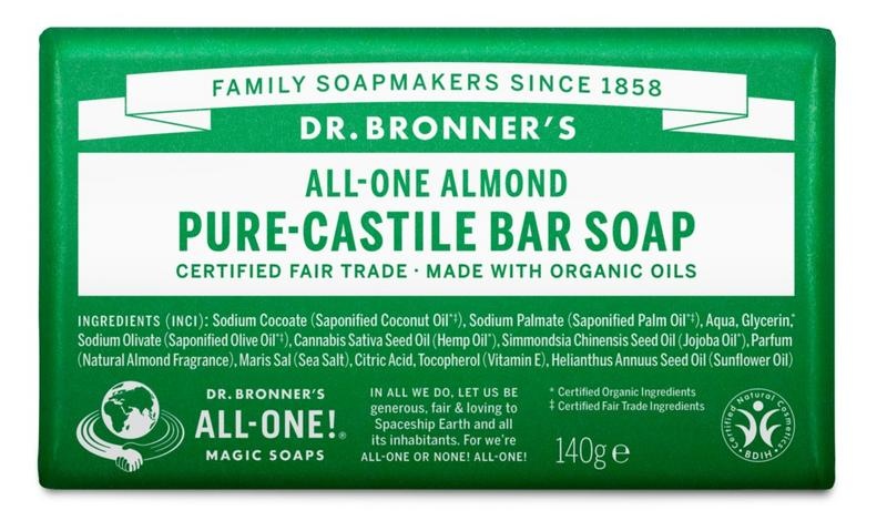 DR Bronners Barsoap amandel - 140 gram