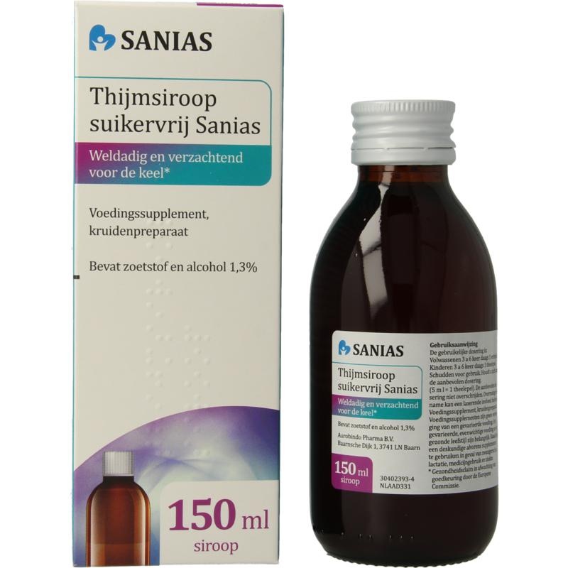 Thijmsiroop suikervrij - 150 Milliliter