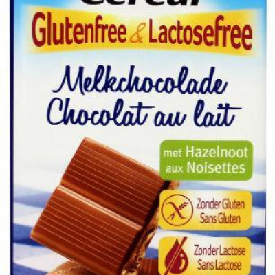 Melkchocolade hazelnoot glutenvrij