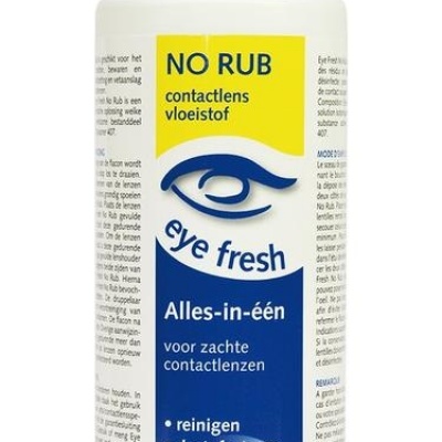 No rub alles in 1 vloeistof voor zachte lenzen No rub alles in 1 vloeistof voor zachte lenzen
