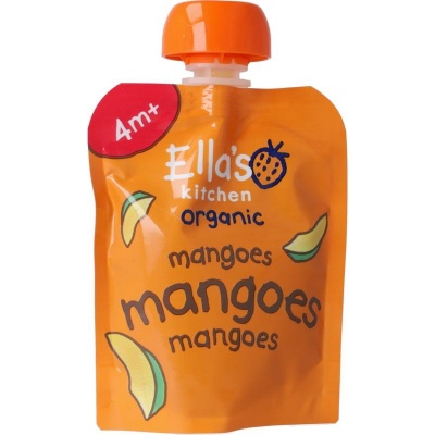 Ella's Kitchen Mango knijpzakje 4+ maanden bio Ella's Kitchen Mango knijpzakje 4+ maanden bio
