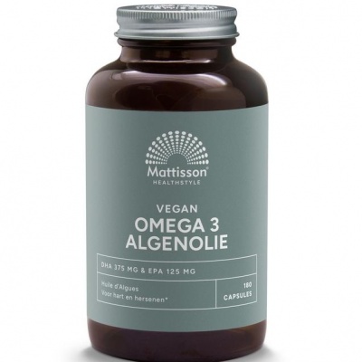 Mattisson Omega 3 algenolie DHA 375 mg / EPA 125 mg vegan Mattisson Omega 3 algenolie DHA 375 mg / EPA 125 mg vegan